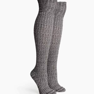 Richer Poorer - Over The Knee - Textured Socks
